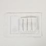 Table linen - Embroidered Napkins Candy Cane Silverline - 6 pieces - ROSEBERRY HOME