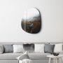 Other wall decoration -  The Hill Amorphous Collection Glass Wall Art  88CMX68CM - ARTDESIGNA