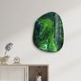 Other wall decoration -  Green Ink Amorphous Collection Glass Wall Art  88CMX68CM - ARTDESIGNA