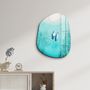 Other wall decoration - Maldives Amorphous Collection Glass Wall Art 88CMX68CM - ARTDESIGNA