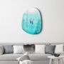 Other wall decoration - Maldives Amorphous Collection Glass Wall Art 88CMX68CM - ARTDESIGNA