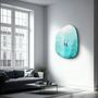 Other wall decoration - Maldives Amorphous Collection Glass Wall Art 88CMX68CM - ARTDESIGNA