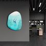 Other wall decoration - Maldives Amorphous Collection Glass Wall Art 88CMX68CM - ARTDESIGNA