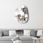 Other wall decoration -  Marble with Golden Dust Amorphous Collection Glass Wall Art  88CMX68CM - ARTDESIGNA