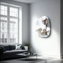 Other wall decoration -  Marble with Golden Dust Amorphous Collection Glass Wall Art  88CMX68CM - ARTDESIGNA