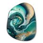 Autres décorations murales - Gouttes Art mural en verre de la collection Amorphe 88CMX68CM - ARTDESIGNA