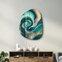 Autres décorations murales - Gouttes Art mural en verre de la collection Amorphe 88CMX68CM - ARTDESIGNA