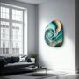Autres décorations murales - Gouttes Art mural en verre de la collection Amorphe 88CMX68CM - ARTDESIGNA