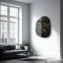 Autres décorations murales - Marbre noir Art mural en verre de la collection Amorphe 88CMX68CM - ARTDESIGNA