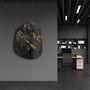Autres décorations murales - Marbre noir Art mural en verre de la collection Amorphe 88CMX68CM - ARTDESIGNA