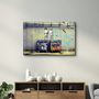 Other wall decoration - Banksy Life is Short Glass Wall Art  110CMx70CM - ARTDESIGNA
