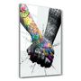 Other wall decoration - Street Art Footwear V2 Glass Wall Art 110CMx70CM - ARTDESIGNA