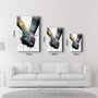 Other wall decoration - Street Art Footwear V2 Glass Wall Art 110CMx70CM - ARTDESIGNA