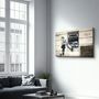 Other wall decoration - Banksy - Cash Machine Girl Graffiti | Glass Wall Art 110CMx70CM - ARTDESIGNA