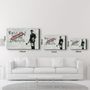 Autres décorations murales - Banksy - Suivez vos rêves-Annulé | Art mural en verre 110CMx70CM - ARTDESIGNA