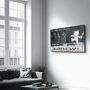 Autres décorations murales - Banksy - Le doux ouest doux | Art mural en verre 110CMx70CM - ARTDESIGNA