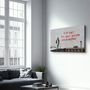 Other wall decoration - Banksy - Call an Airstrike | Glass Wall Art  110CMx70CM - ARTDESIGNA