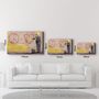 Other wall decoration - Banksy - Love and Peace | Glass Wall Art 110CMx70CM - ARTDESIGNA