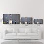 Other wall decoration - Banksy - Dynamite | Glass Wall Art 110CMx70CM - ARTDESIGNA