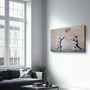 Other wall decoration - Banksy - No Ball Games | Glass Wall Art 110CMx70CM - ARTDESIGNA