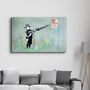 Other wall decoration - Banksy - No Parking | Glass Wall Art 110CMx70CM - ARTDESIGNA