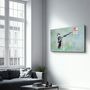 Other wall decoration - Banksy - No Parking | Glass Wall Art 110CMx70CM - ARTDESIGNA