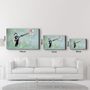 Other wall decoration - Banksy - No Parking | Glass Wall Art 110CMx70CM - ARTDESIGNA