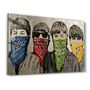 Autres décorations murales - Banksy-Beatles | Art mural en verre 110CMx70CM - ARTDESIGNA
