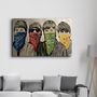 Autres décorations murales - Banksy-Beatles | Art mural en verre 110CMx70CM - ARTDESIGNA