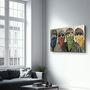 Autres décorations murales - Banksy-Beatles | Art mural en verre 110CMx70CM - ARTDESIGNA