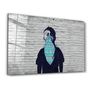 Autres décorations murales - Banksy - Winnie l'ourson | Art mural en verre  110CMx70CM - ARTDESIGNA