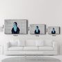 Autres décorations murales - Banksy - Winnie l'ourson | Art mural en verre  110CMx70CM - ARTDESIGNA