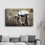 Other wall decoration - Banksy - I am Your Father | Glass Wall Art  110CMx70CM - ARTDESIGNA