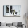 Autres décorations murales - Banksy - Pillage des soldats | Art mural en verre 110CMx70CM - ARTDESIGNA