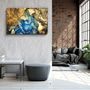 Autres décorations murales - Art mural en verre à 3 motifs en marbre 110CMx70CM - ARTDESIGNA