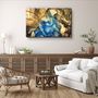 Autres décorations murales - Art mural en verre à 3 motifs en marbre 110CMx70CM - ARTDESIGNA