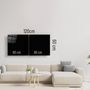 Autres décorations murales - Marbre noir - Décoration murale DuoGlass 100X200CM  - ARTDESIGNA