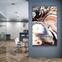 Other wall decoration - Marble PatternGlass Wall Art 110CMx70CM - ARTDESIGNA
