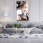Other wall decoration - Marble PatternGlass Wall Art 110CMx70CM - ARTDESIGNA