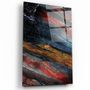 Other wall decoration - Colorful Layes Of MarbleGlass Wall Art 110CMx70CM - ARTDESIGNA