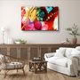 Autres décorations murales - Design en marbre avec des touches doréesArt mural en verre 110CMx70CM - ARTDESIGNA