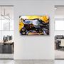 Other wall decoration - MarbleTonesDesigner's Collection Glass Wall Art  110CMx70CM - ARTDESIGNA