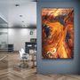Autres décorations murales - Marble LavaArt mural en verre de la collection Designer 110CMx70CM - ARTDESIGNA