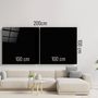 Other wall decoration - Golden Roots in the Marble - Dup  Glass Wall Art 100x200 - ARTDESIGNA