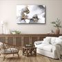 Autres décorations murales - Collection Marbre H1Art mural en verre 110CMx70CM - ARTDESIGNA