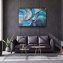 Other wall decoration - Marble Collection H5Glass Wall Art 110CMx70CM - ARTDESIGNA