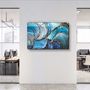 Other wall decoration - Marble Collection H5Glass Wall Art 110CMx70CM - ARTDESIGNA