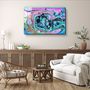 Other wall decoration - Marble GalaxyGlass Wall Art  110CMx70CM - ARTDESIGNA