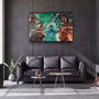 Autres décorations murales - Collection Marbre H10Décor mural en verre 110CMx70CM - ARTDESIGNA