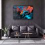 Autres décorations murales - Collection Marbre H16 - Décoration murale en verre jour et nuit 110CMx70CM - ARTDESIGNA